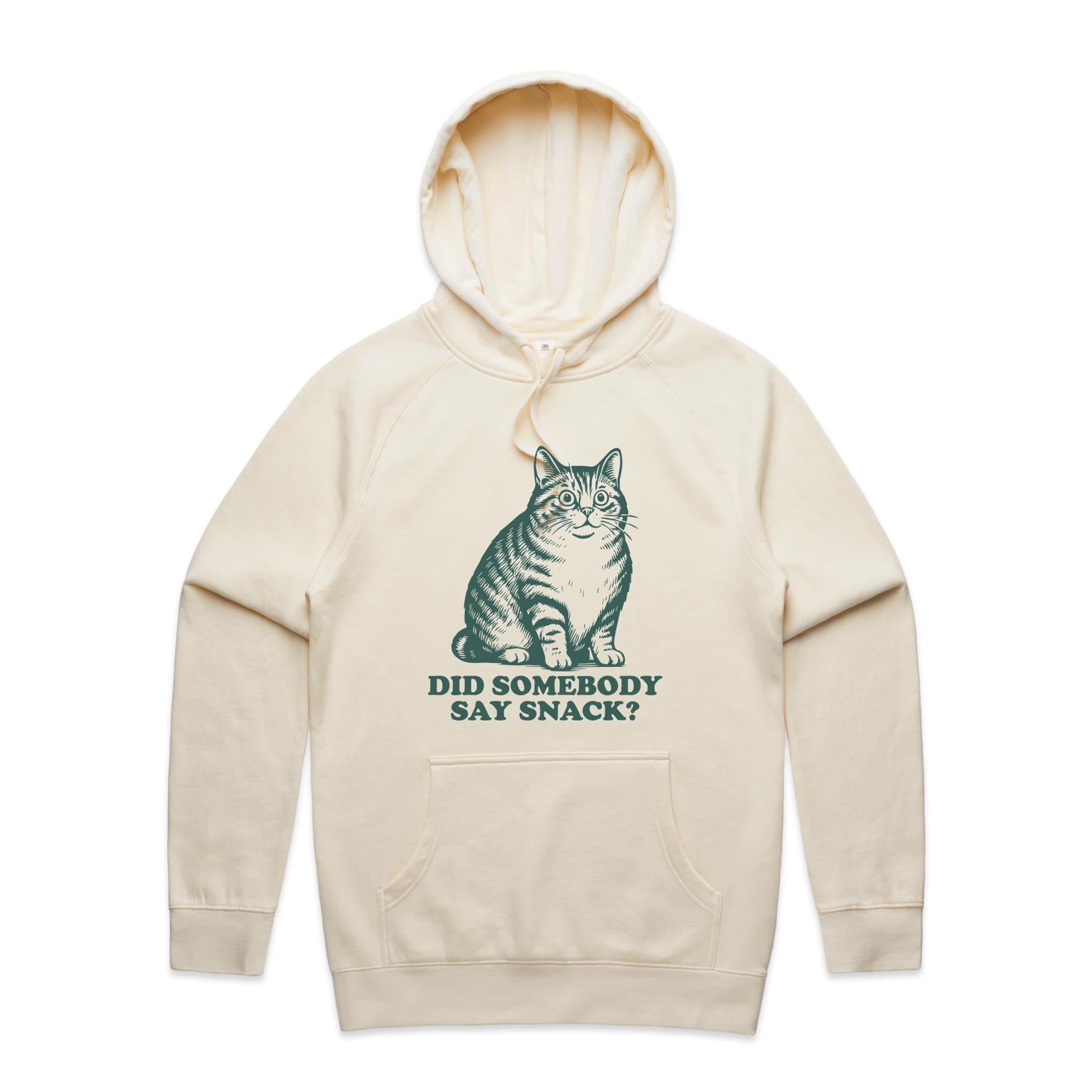 Cat, Did Somebody Say Snack? - Mens Hoodie