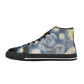 Starry Night Men's High Top Canvas Shoes US14 Men's Classic High Top Canvas Shoes Printed Offshore