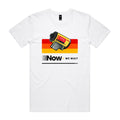 Camera Film, Now We Wait Men's AS Colour T-shirt White Mens T-shirt Printed In Australia Retro