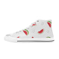 Watermelon Women's High Top Canvas Shoes US12 Womens Classic High Top Shoes Printed Offshore