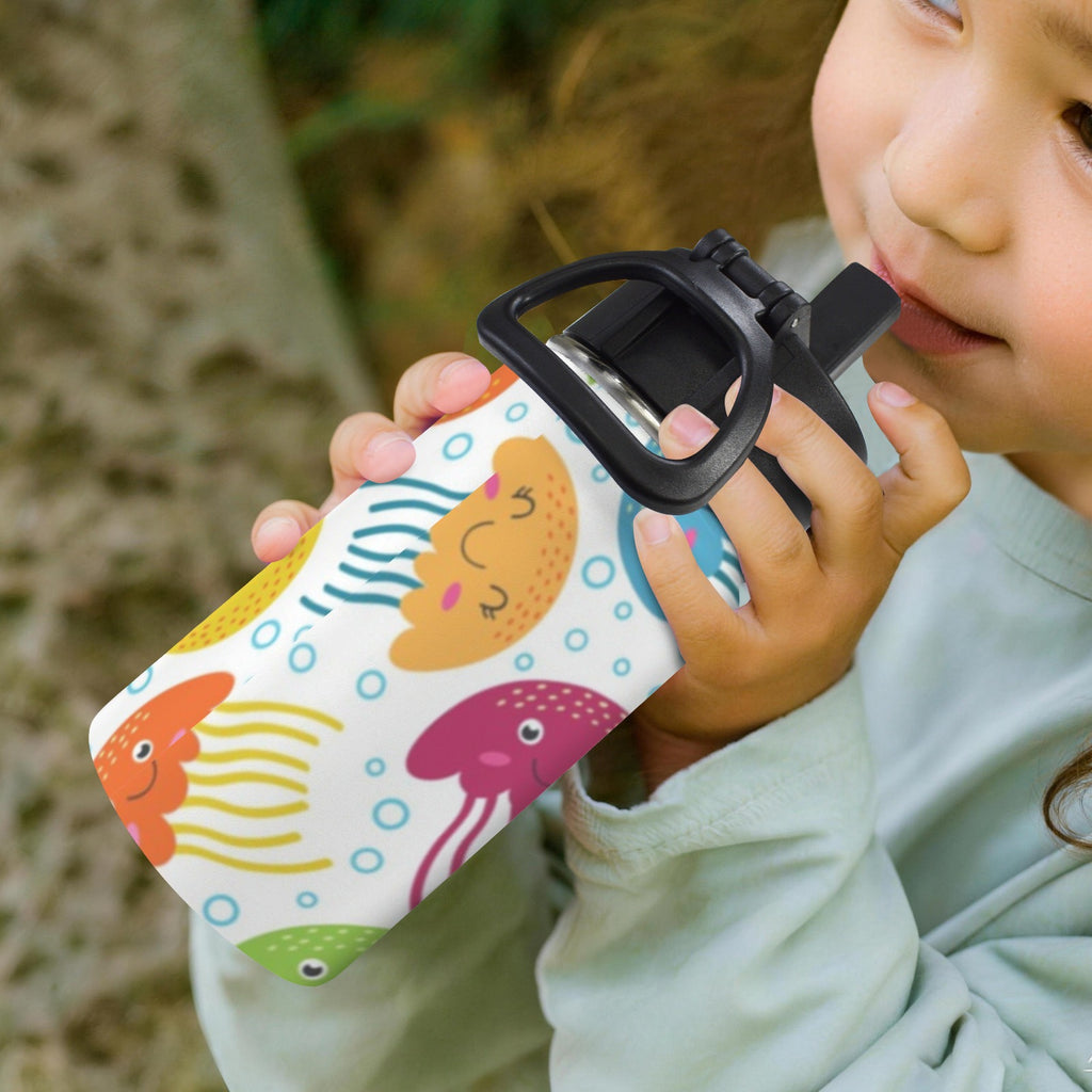 Jellyfish 12oz Kids Water Bottle with Straw Lid