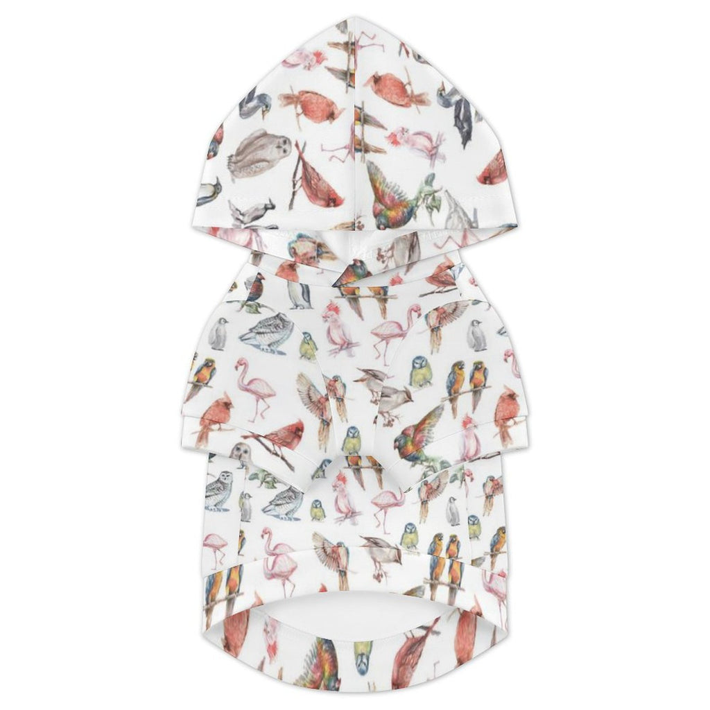Birds Of A Feather Pet Hoodie (Small Size)