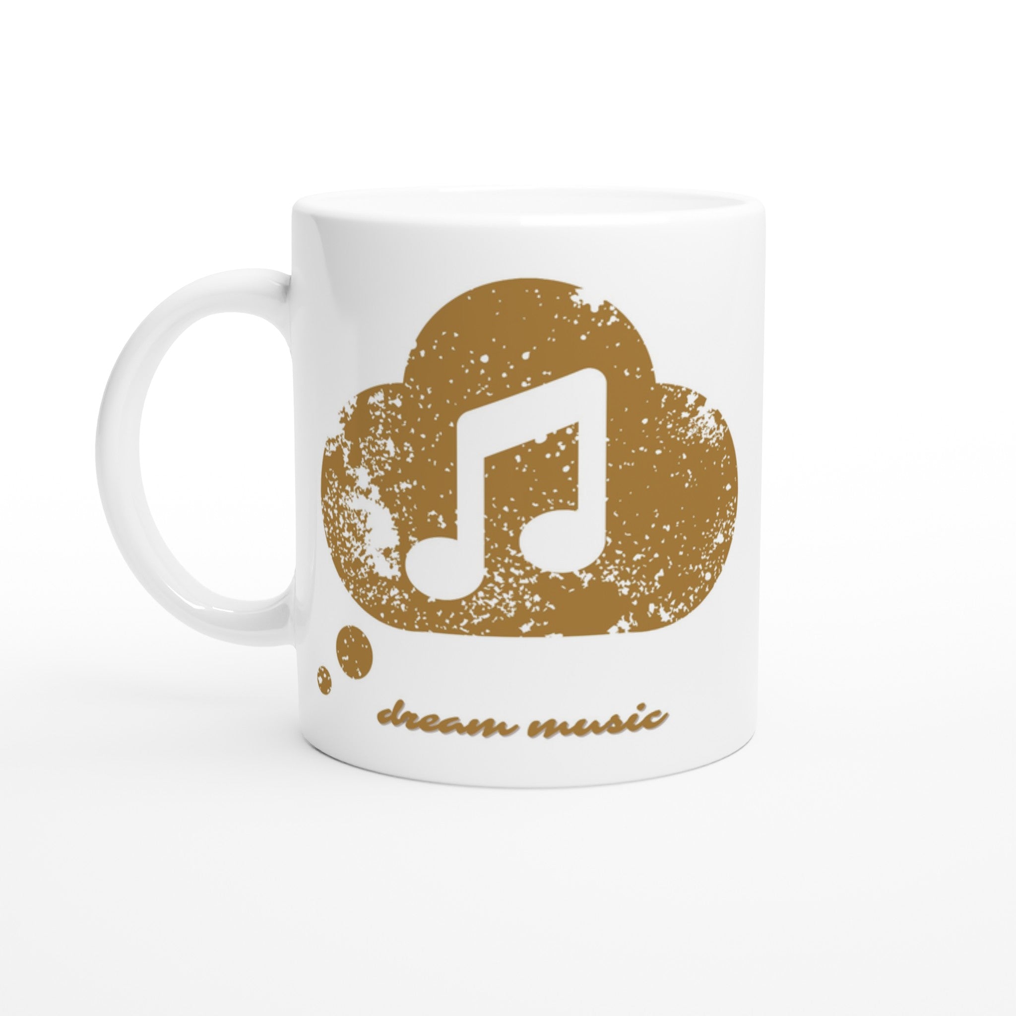Dream Music - White 11oz Ceramic Mug Default Title White 11oz Mug Globally Fulfilled Music