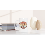 Personalised - 1976 Classic - White 15oz Ceramic Mug Personalised 15oz Mug Globally Fulfilled