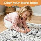 Cat Crowd Colour Your Own Blanket 100×150cm