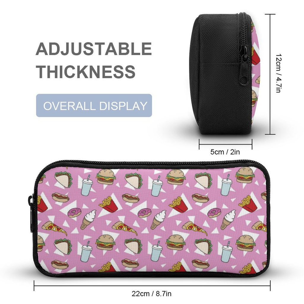 Fast Food Backpack, Lunch Bag & Pencil Case Set