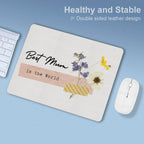 Best Mum In The World - Leather Mouse Pad Leather Mouse Pad Mum Printed Offshore