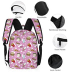 Fast Food Backpack, Lunch Bag & Pencil Case Set