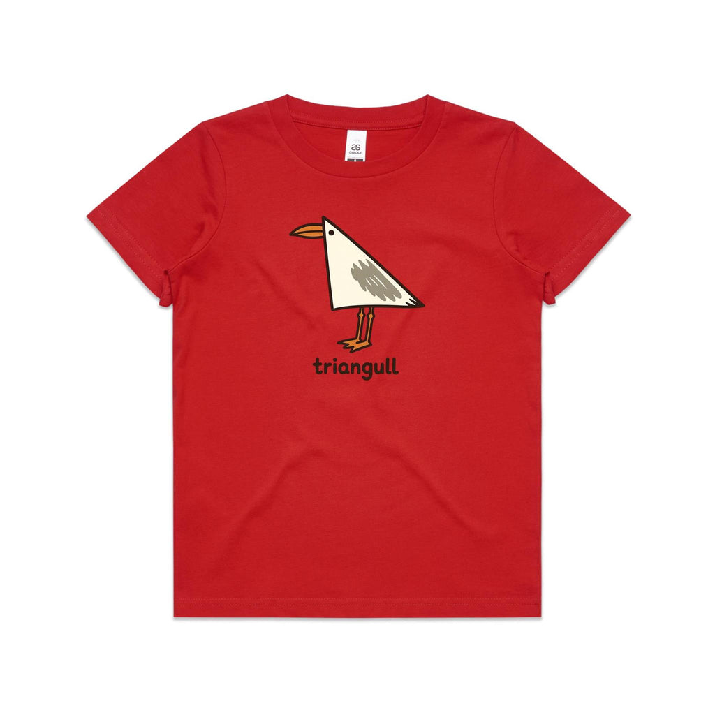 Triangull Geometry Seagull Kids AS Colour T-shirt