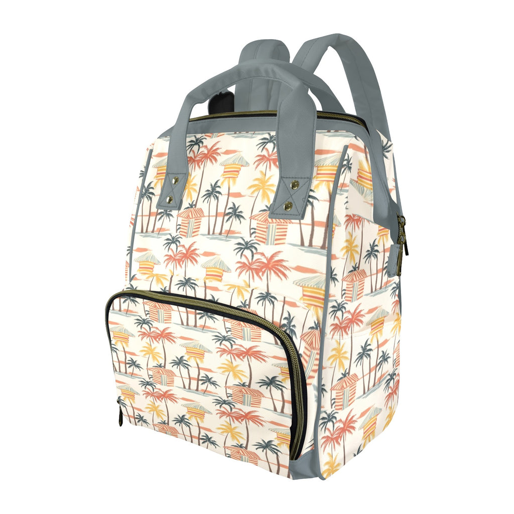 Beach Shack Multi-Function Backpack, Nappy / Diaper Bag One Size Multi-function Backpack, Nappy / Diaper Bag Printed Offshore Surf