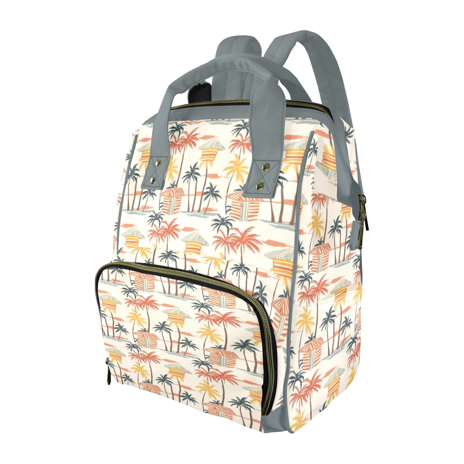 Beach Shack Multi-Function Backpack, Nappy / Diaper Bag One Size Multi-function Backpack, Nappy / Diaper Bag Printed Offshore Surf
