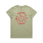 Surfing Chicks Women's AS Colour T-shirt