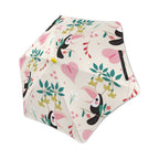 Toucans In Pink Kids Safe Round Corner Umbrella One Size Kids Safe Round Corner Umbrella animal Printed Offshore