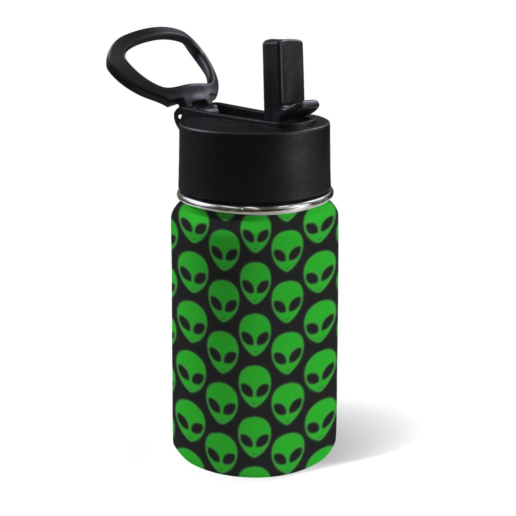 Aliens 12oz Kids Water Bottle with Straw Lid