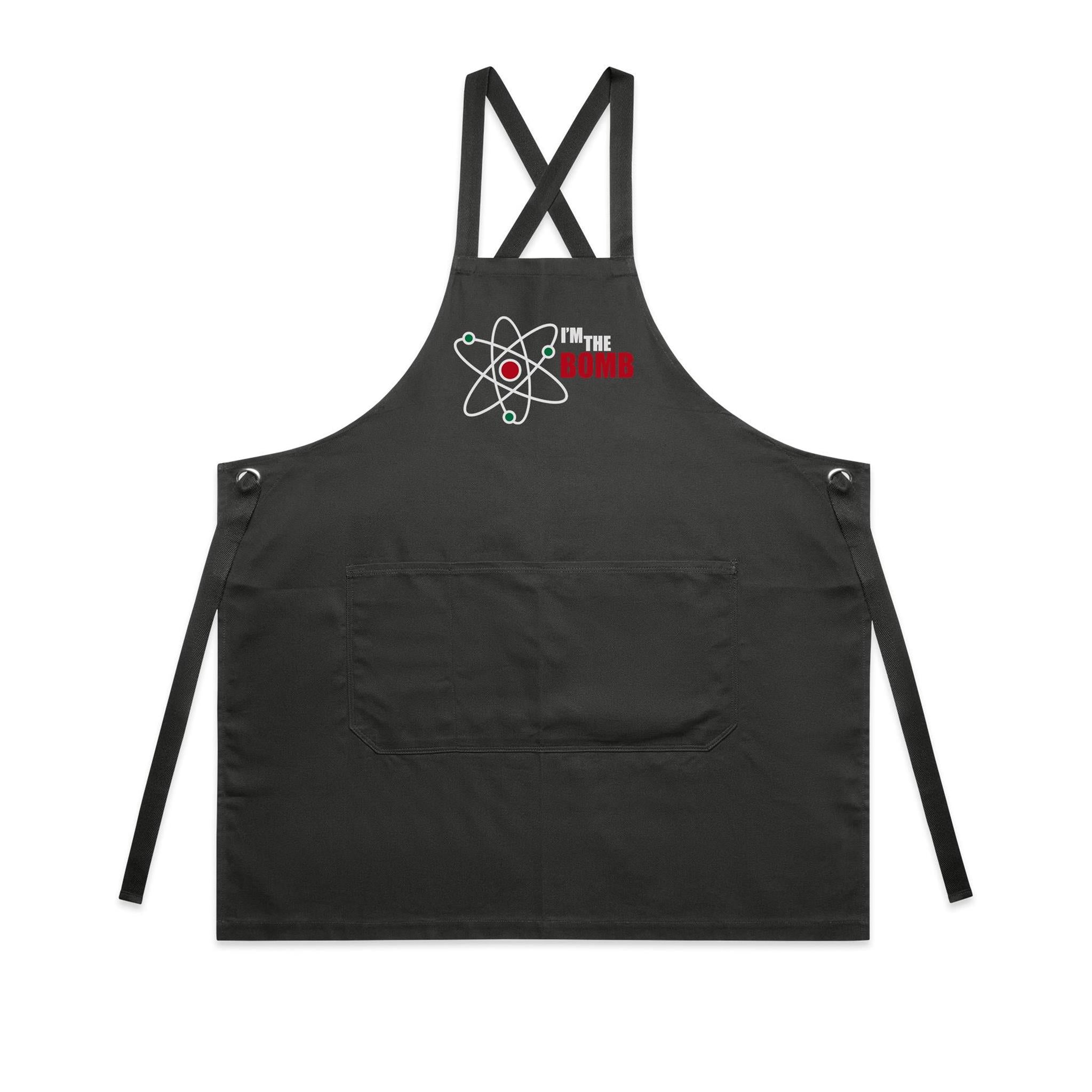 Atom, I'm The Bomb AS Colour Carrie Apron – Infinitee Designs
