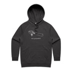 Stay Grounded, Coffee Portafilter Women's AS Colour Hoodie Coal Womens Hoodie Coffee Printed In Australia