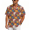 Comic Book Explosions Men's Crinkle Hawaiian Shirt