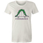 Statasaurus, Maths Women's AS Colour T-shirt Natural Womens T-shirt Maths Printed In Australia
