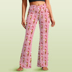 Cherry Ice-cream High Waist Crossover Tummy Control Flare Leggings 5XL High Waist Flare Leggings Food Printed Offshore