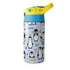 Penguin Love - Little Kids Water Bottle Little Kids Water Bottle animal Love Printed Offshore