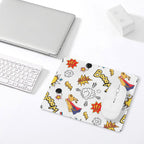 Super Dog Leather Mouse Pad Leather Mouse Pad animal comic Printed Offshore