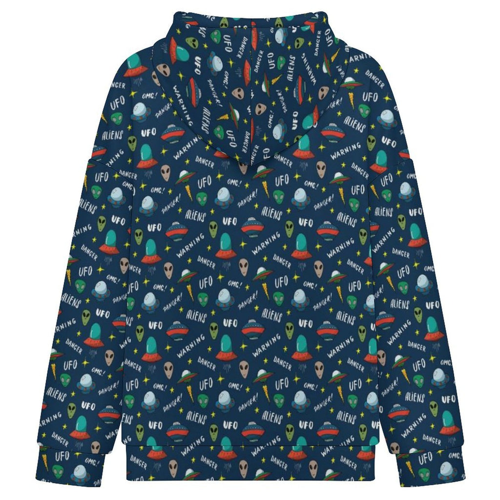 UFO's And Aliens Women's Full-Zip Hoodie