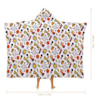Super Dog, Comic Book Kids Hooded Blanket 100cm x 130cm Kids Hooded Blanket comic Printed Offshore