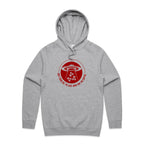 UFO, I'm Just Here For The Coffee - Mens Hoodie Grey Marle Mens Hoodie Coffee Printed In Australia Sci Fi