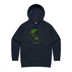 No Planet B - Womens Hoodie Navy Womens Hoodie Environment Printed In Australia
