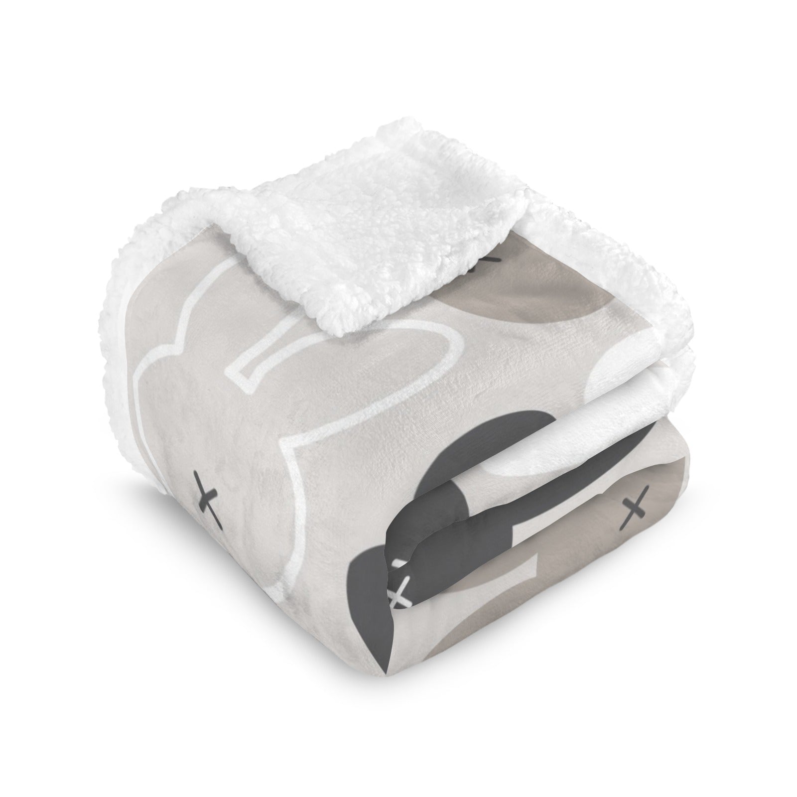 Bunnies - Double-Layer Fleece Blanket 51"x59"