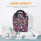 Colour Burst - Multi-Function Backpack, Nappy / Diaper Bag