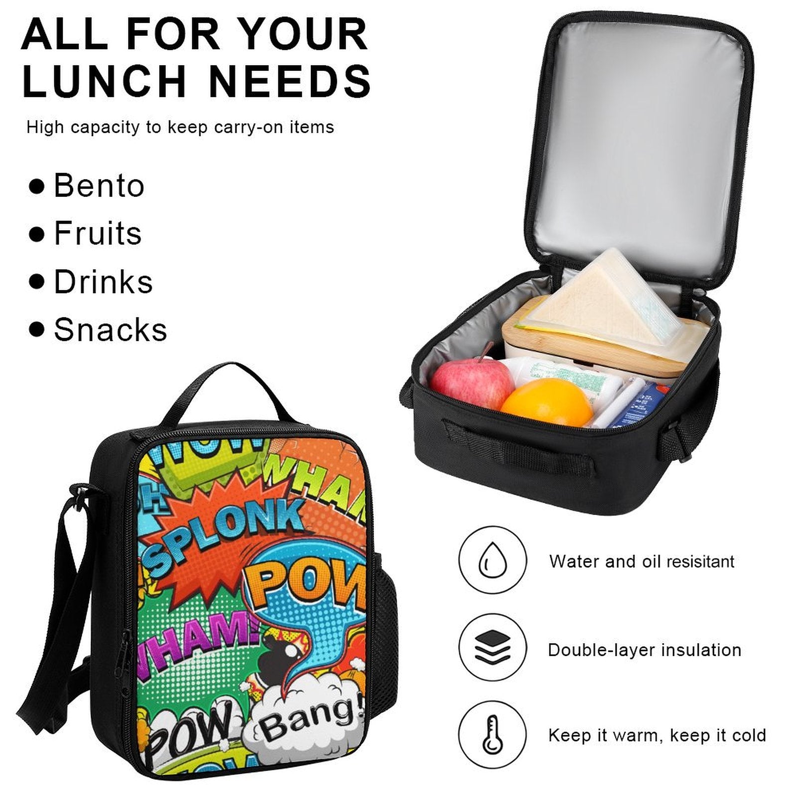 Comic Book 2 - Three Piece Backpack Set