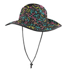 Squiggle Time Wide Brim Bucket Hat Wide Brim Bucket Hat Printed Offshore