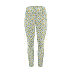Delicate Frangipani Women's High Waist Pockets Yoga Leggings Women's High Waist Pockets Yoga Leggings Plants Printed Offshore