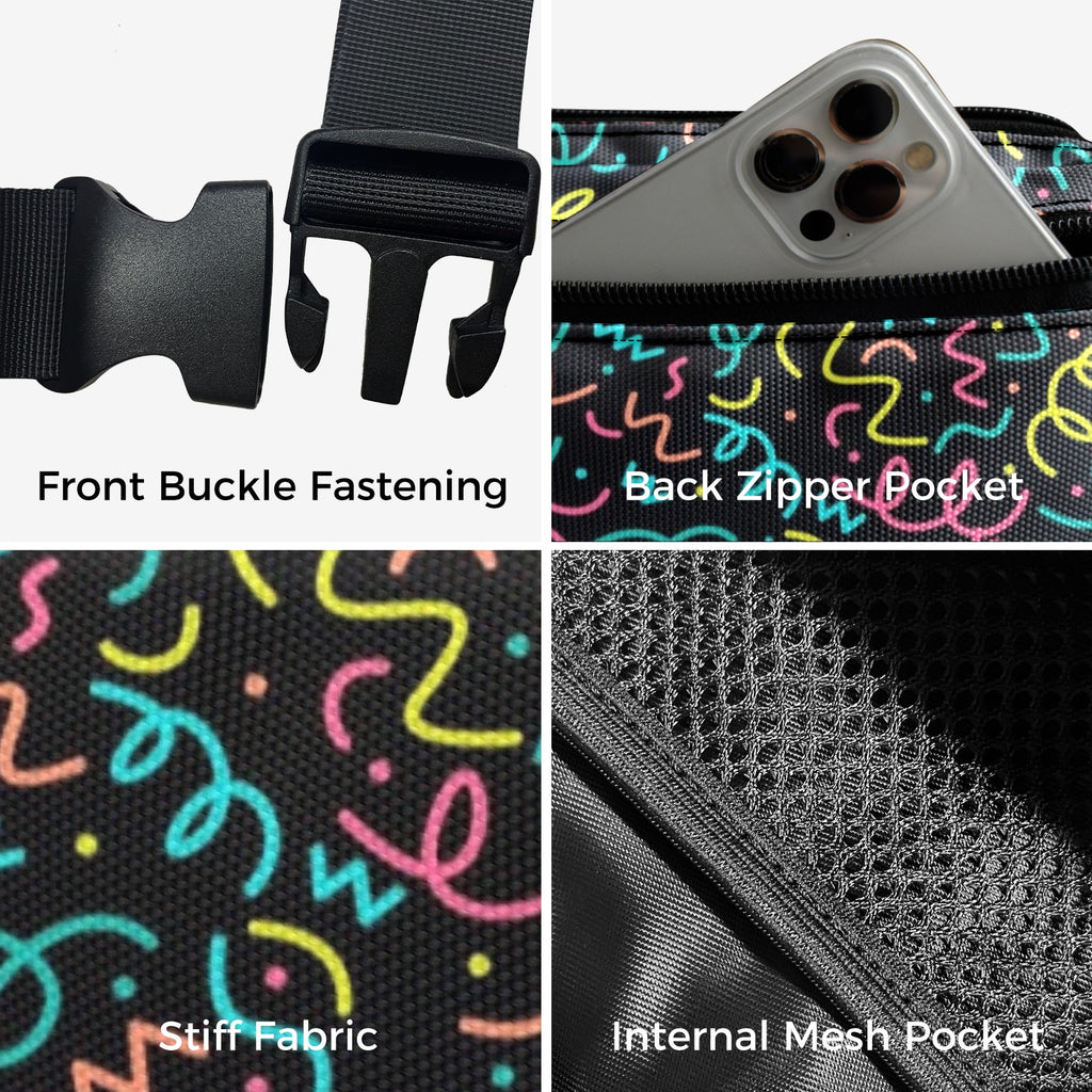 Squiggle Time - Belt Bag