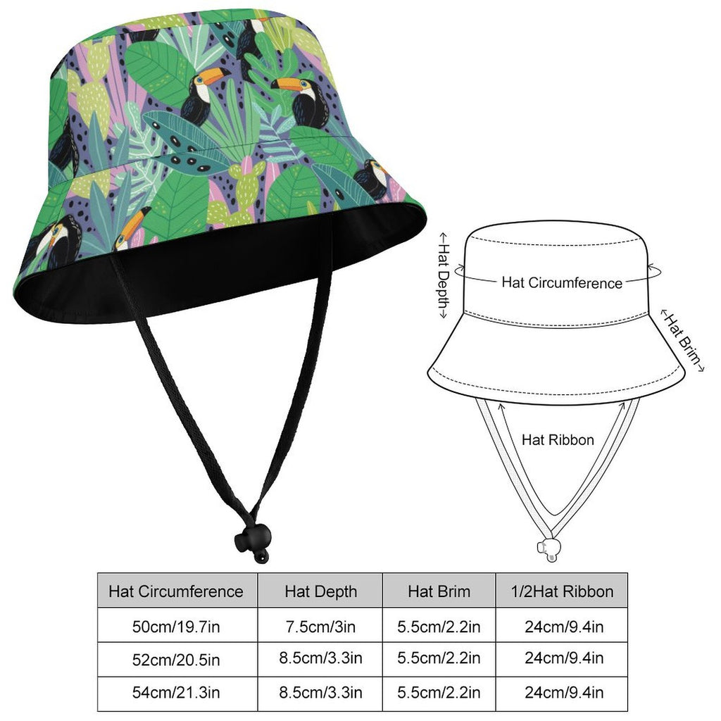 Jungle Toucans - Kids Bucket Hat