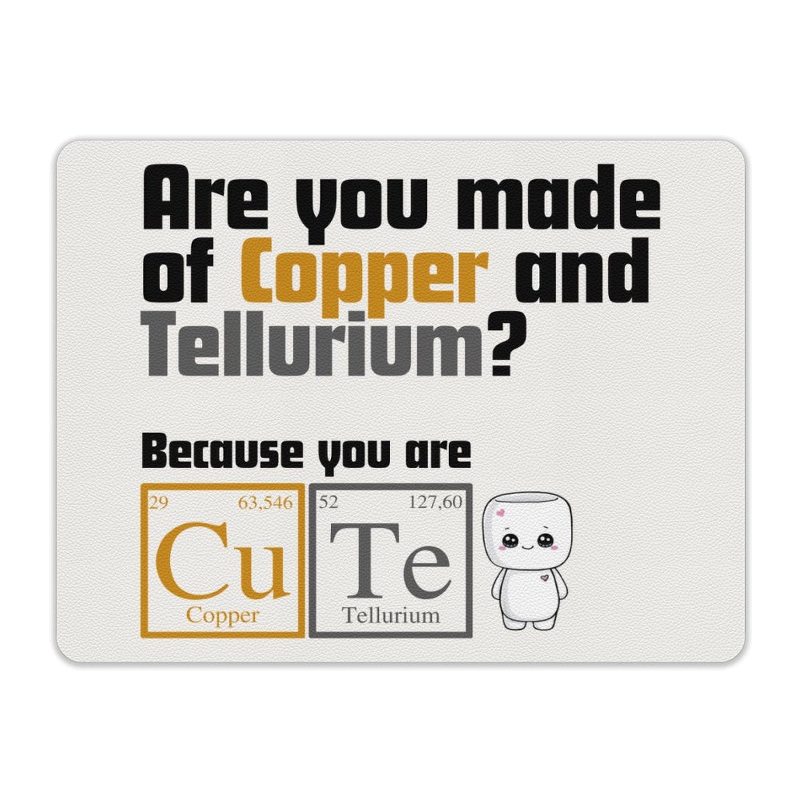 Cute Periodic Table Leather Mouse Pad Leather Mouse Pad Printed Offshore Science