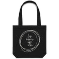 Life Happens, Coffee Helps Canvas Tote Bag Default Title Tote Bag Printed In Australia