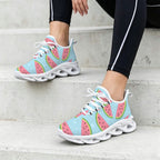 Pink Watermelon Women's Twisted Sole Sneakers