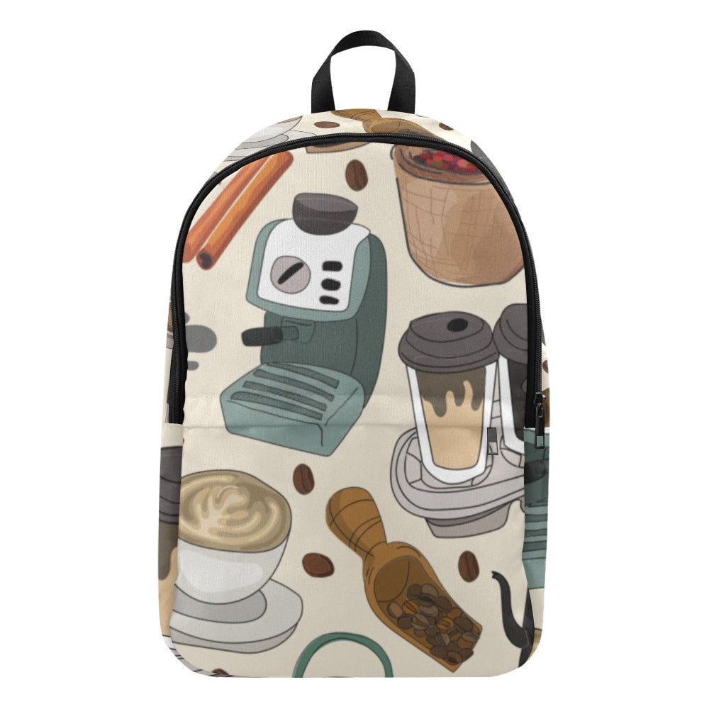 All The Coffee - Fabric Backpack