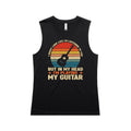 In My Head I'm Playing My Guitar - AS Colour Women's Maple Tank