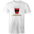 I'm Dreaming Of A Flat White Christmas, Coffee - Mens T-Shirt White Mens Christmas T-shirt Christmas Printed In Australia