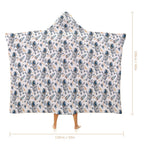 Astronauts And Rockets Kids Hooded Blanket 100cm x 130cm