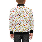 Super Dog Kids Bomber Jacket Kids Bomber Jacket animal comic Printed Offshore