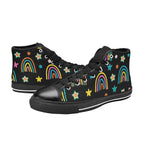 Rainbows - Men's High Top Canvas Shoes