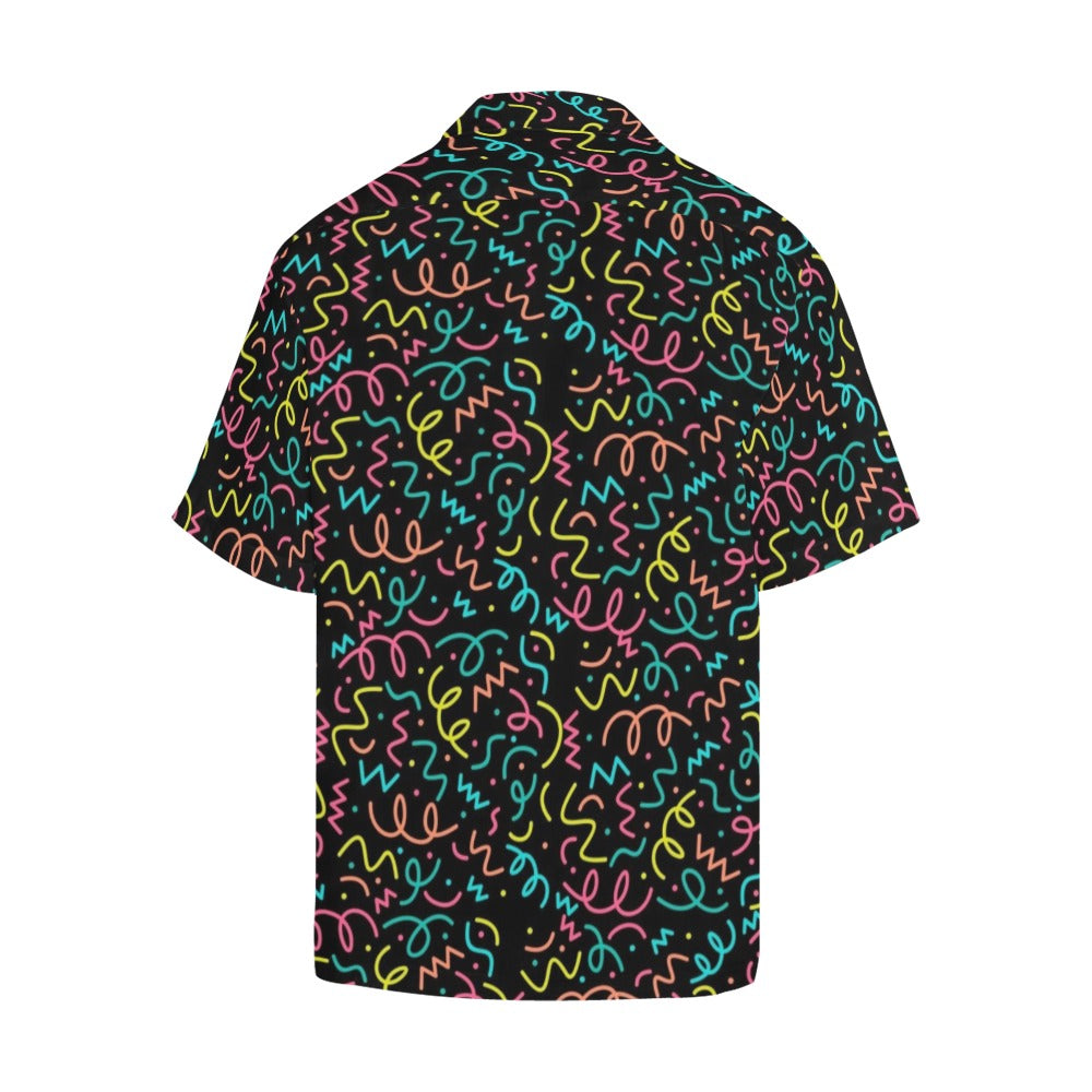 Squiggle Time - Mens Hawaiian Shirt