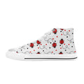 Ladybugs On The Move - Kids High Top Canvas Shoes