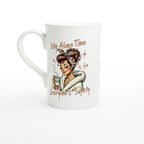 Personalised My Alone Time Is For Everyone's Safety White 10oz Porcelain Slim Mug Default Title Personalised Porcelain Mug Globally Fulfilled