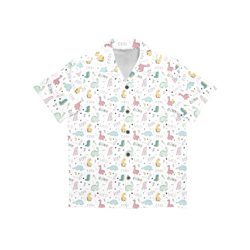 Quirky Dinosaurs Junior Kids Hawaiian Shirt