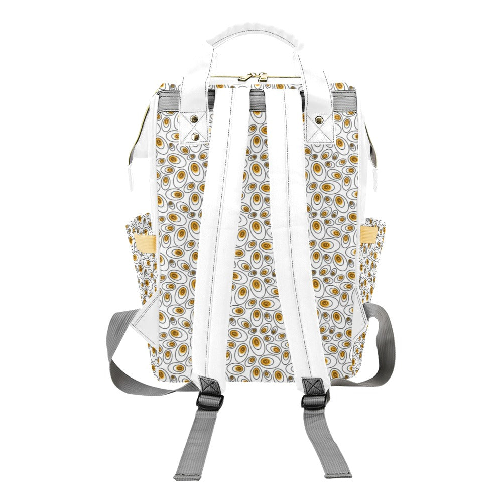 Eggs Abstract - Multi-Function Backpack, Nappy / Diaper Bag